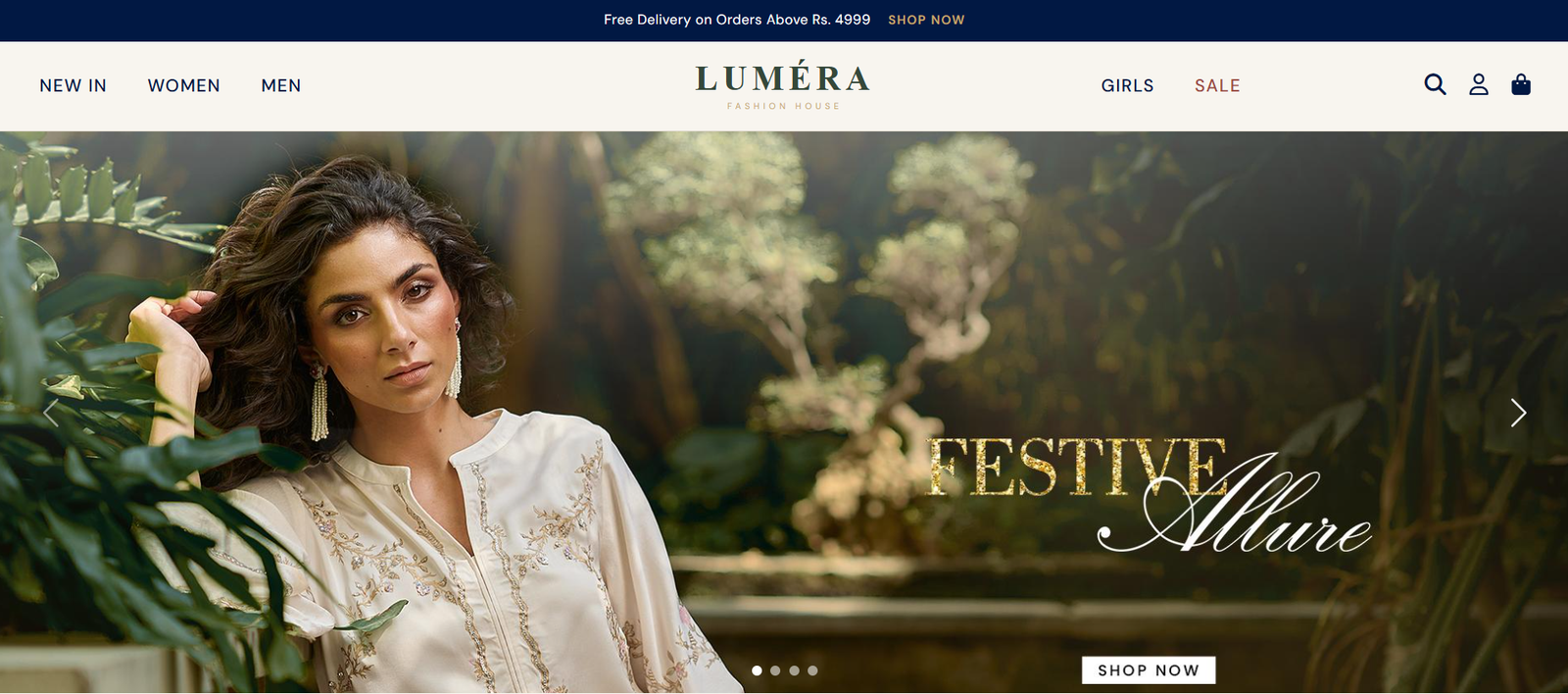 Clothing e-commerce website
